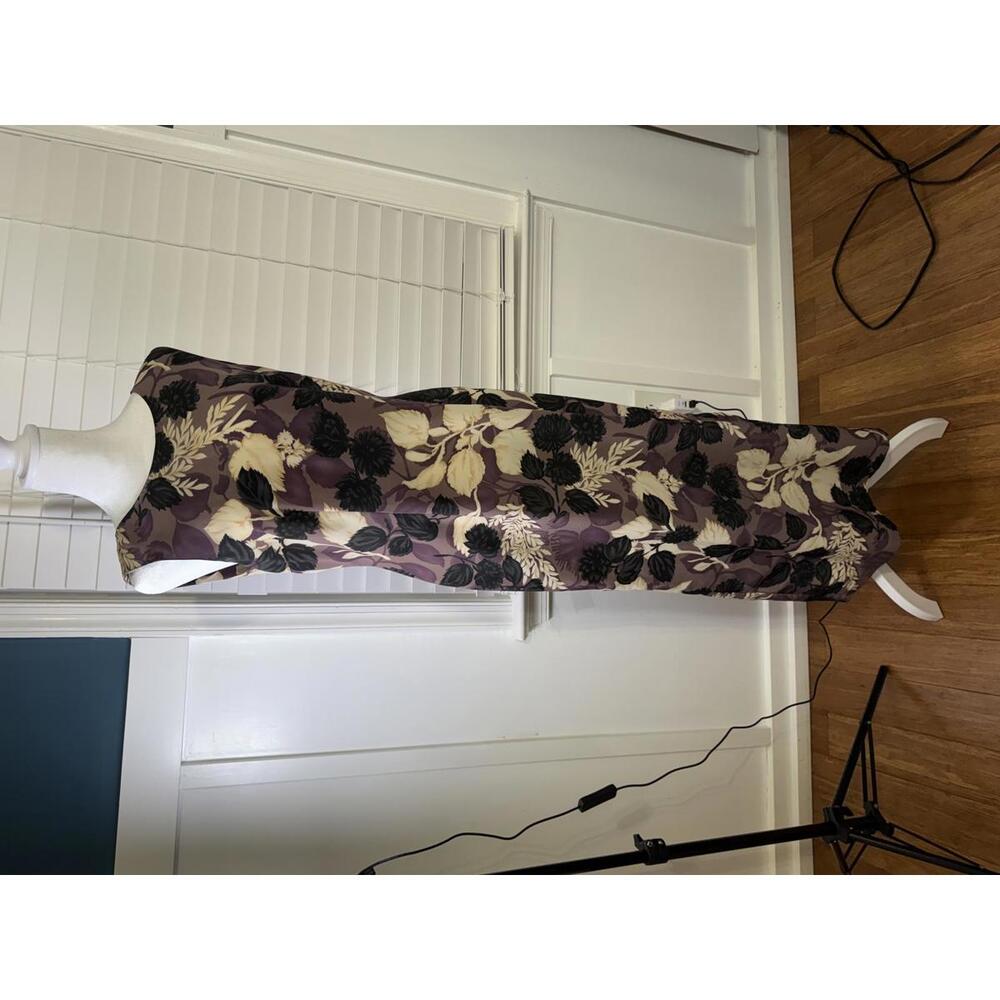 Norton Menaughton Floral Sleeveless Maxi Dress Size 6
